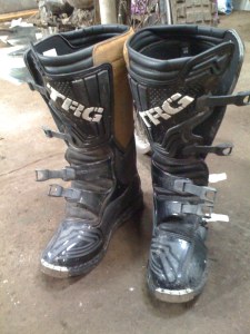 The boots after a few days hard riding